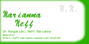 marianna neff business card